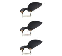 Giwnhvx 3 pezzi 3/4 4/4 Mentoniere di Violino Mentoniero in Legno con Standard Staffa Nero