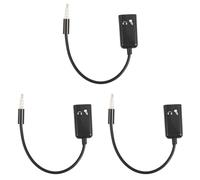 Giwnhvx 3 pezzi 3,5 mm Stereo Audio Derivatore a Cuffie Musicali Cuffie + Adattatore Microfono Coppie Girare Connettore Fascio di Cablaggio