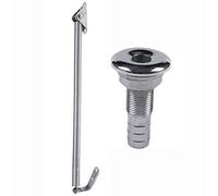 Giwnhvx 3 pezzi accessori hardware: 1 pz connettore marino tubo tubo di scarico tubo e 2 pz linea tratteggio molla 20,6 cm