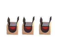 Giwnhvx 3 pezzi di colofonia a bassa polvere in resina ad alta purezza per violino, viola, violoncello, arco, arco, orchestra, strumenti musicali