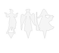 Giwnhvx 3 Pezzi di in Battuto per Decorazioni di Halloween da Giardino, per Esterni, Spaventosi, per La Casa, per, per Il Cortile Anteriore
