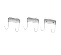 Giwnhvx 3 pezzi in acciaio inox asse da stiro appeso asse da stiro supporto organizzatore da parete supporto da parete asse da stiro