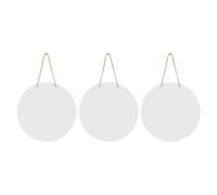 Giwnhvx 3 pezzi in metallo sublimazione porta vuoti, 25,4 cm cerchio incompiuto segno vuoto gancio porta, spazi vuoti decorativi porta gancio