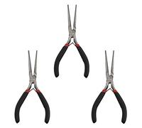 Giwnhvx 3 pinze piatte a becco lungo affusolato per gioielli, 15 cm