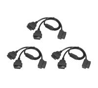 Giwnhvx 3 pz 50 cm Y Style OBDII Cavo Adattatore Splitter Maschio a Dual Femmina OBD2 Strumento Diagnostico Auto Connettore Cavo