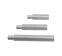 Giwnhvx 3 PZ M14 Asta di Estensione Albero Strumento di Lucidatura per M14 Filettatura Smerigliatrice Ad Acqua 125 Angolo Smerigliatrice Set Lucidatura
