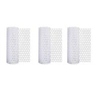 Giwnhvx 3 reti di plastica per recinzione di pollo, filo di recinzione per giardinaggio, recinzione di pollame, telaio in filo di pollo bianco
