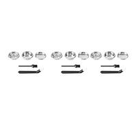 Giwnhvx 3 Set Cestello Filtro da 58 mm Tazza per Portafiltro Espresso Bottomless, per Macchina da Caffè 9, la Marzocco, E61 Gemilai