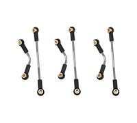 Giwnhvx 3 Set RC Auto Aggiornamento Tirante Aggiornamento Parte Metallo RC Sterzo Rod per B1 B14 B24 B24 C14 C24 1/16