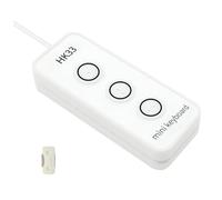 Giwnhvx 3 USB Macro Programmazione Tastiera Tastiera Tastiera USB Supporto Piattaforma multipla Mini Tastiera Personalizzata Portatile