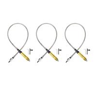 Giwnhvx 3 utensili per smerigliatrice rotante con albero flessibile + manipolo da 0,3-6,5 mm per trapano elettrico stile utensile rotante