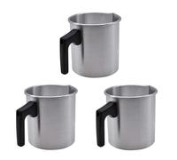 Giwnhvx 3 x 1,2 L Candela Melting Pot Tazza di Fusione Taglio di Fusione Candela Pot per DIY Candela Store