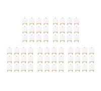 Giwnhvx 3 x 3 Pollici Mini Tela e 5 Pollici Mini Cavalletto Set Pittura Disegno 60 Mini Teli e 60 Mini Cavalletti