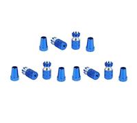 Giwnhvx 3 x alluminio telecomando trasmettitore bastone controller di estremietà Thumb Rocker filettatura M3 per TX Futaba / per DX6I DX7S DX8 DX9 Taranis, blu