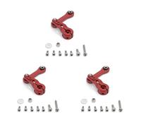 Giwnhvx 3 x Braccio Servo in Metallo 25T + per ARRMA 1/7 Infrazione Mojave 1/8 KRATON SENTON Talion Outcast Parti di livellamento, C