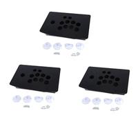 Giwnhvx 3 x Custodia per pannello acrilico per Joystick Arcade per macchina Arcade, può essere installato, pulsante Joystick per video retrò