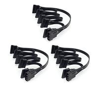 Giwnhvx 3 x di alimentazione IDE a 4 pin a 5 porte Molex a 4 pin a porta multipla