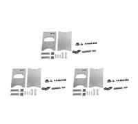 Giwnhvx 3 X Fascio di Supporto di Fisso Servo di Sterzo in Metallo per MN D90 D91 D96 D99 MN90 MN99S 1/12 Auto RC,