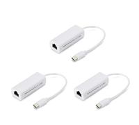 Giwnhvx 3 x Scheda di Rete USB Type-C a Rj45 100M Convertitore di Scheda di Rete Driver Adattatore di Rete A
