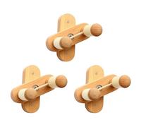 Giwnhvx 3 x supporto da parete per supporto per chitarra, supporto per gancio per chitarra regolabile, supporto da parete per chitarre Ukulele bassi elettrici acustici