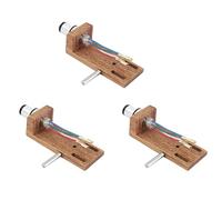 Giwnhvx 3 x Supporto Phono in Vinile con Contrappeso Accessorio Phono Coperchio della cartuccia Pennino Porta Cartuccia Giradischi