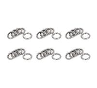 Giwnhvx 30 anelli saldati in acciaio inox, 20 mm x 3 mm