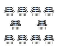 Giwnhvx 30 Pezzi Seria Servo Bielletta Sterzo per TT-02 TT-02T TT02 TT02T 1/10 Accessori di Ricambi di Aggiornamento Auto Telecomandato, Blu