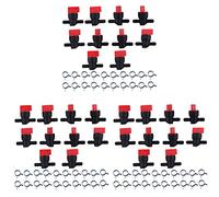 Giwnhvx 30 Pezzi Serie 494768 698183 Valvola di Interruzione del Carburante con Morsetto per Guida del Carburante 1/4 Pollici Trattore Prato