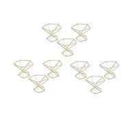 Giwnhvx 30 Pezzi Serie Geometrico Aria Pianta Supporto Pianta Aria Rack Piante in Metallo Stand Piantatrice Scaffali Himmeli Decor Tillandsia Contenitori