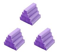Giwnhvx 30 Pezzi x Blocchi di levigatura Strumento di Lucidatura Strumento di Levigatura Acrilico Strumenti per Unghie Arte (Colore: Viola)