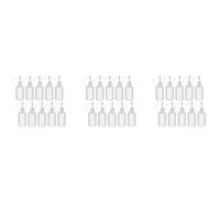 Giwnhvx 30 Pz 30 Ml Plastica Squeezable Punta Applicatore Bottiglia Bottiglie Contagocce Riutilizzabili con Punta Ago Caps per Colla DIY