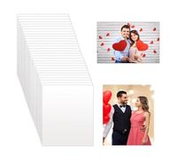 Giwnhvx 30 PZ Sublimato Alluminio Foto Blanks Trasferimento di Metallo Foto Piatti 0.45mm per FAI DA TE Stampa Soggiorno