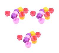 Giwnhvx 30 stampi in silicone a forma di rosa per muffin, biscotti, torte, cioccolatini, gelatine