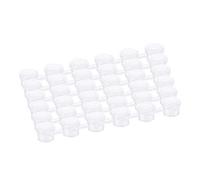Giwnhvx 30 strisce da 180 vasetti di vernice strisce da 3 ml mini barattolo di vernice vuoto bicchieri di vernice contenitori di plastica per artigianato
