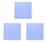 Giwnhvx 300 cuscinetti termici in silicone per dissipatore di calore conduttivo, 10 x 10 x 1 mm, blu