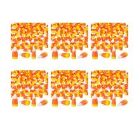 Giwnhvx 300 Pezzi Halloween Resina Caramelle Mais Artificiale 3D Caramelle Mais Perla Autunno Faux Mais Scrapbooking Abbellimenti