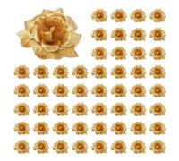 Giwnhvx 300 pezzi rosa in seta clip da sposa di fiori artificiali decorazione di nozze fiore artificiale ()