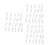 Giwnhvx 300pcs Ho Scala 1: 100 Modello Persone Figure di Treno Non Dipinti