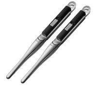 Giwnhvx 304 Acciaio Inox Bistecca Clip Utensili Da Cucina Pancake Grill Pala Clip Barbecue Pinze Fritto Pesce Pala Clip Nero