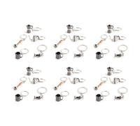 Giwnhvx 30PCS Caffè Tamper Portachiavi Espresso Portafilter Moka Brocca Portachiavi Portatile Caffè Accessori Regalo