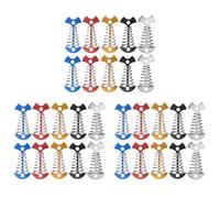 Giwnhvx 30Pcs Regolabile Plancia Pavimento Molla Ancoraggio Pioli Della Tenda Fibbia Esterna Della Tenda Deck Chiodi Fissi Campeggio Ganci Tenda