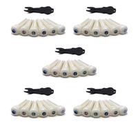 Giwnhvx 30X Perni Ponte Chitarra Acustica Materiale di Calcestruzzo Chitarra con Punto Shell Perla per Accessori Chitarra Folk Acustica