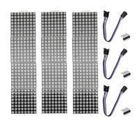 Giwnhvx 32X8 Modulo di visualizzazione a LED a matrice di punti 4 in 1 Controllo comune MCU del catodo con cavo 5Pin per (multicolore) Facile da usare