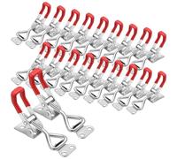 Giwnhvx 36 pezzi regolabile a levetta fermo morsetto tirare fermo 4001 Heavy Duty fermo serratura in metallo chiavistelli robusti hardware facile da usare