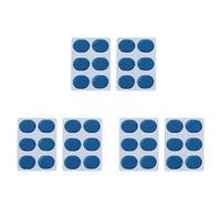 Giwnhvx 36 Pezzi/Set di Kit Batteria Silenzioso Silica Gel Adesivo Ammortizzatori Pad Gel Cassa Silenziatore Muto Blu