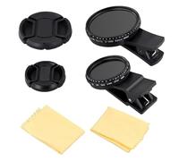 Giwnhvx 37mm 52mm Filtro Obiettivo Del Telefono con Clip per Smartphone Universale ND2-400 Filtro Variabile per Obiettivo Della Macchina Fotografica Del Telefono Mobile