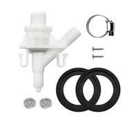 Giwnhvx 385311641 Kit valvola dell'acqua per WC RV e 2 pezzi 385311658 Guarnizione di ricambio per WC 300 310 320 RV