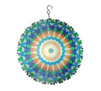 Giwnhvx 3D - Colorato, motivo mandala, rotazione 3D, arte decorativa da appendere alla parete, decorazione per la casa A