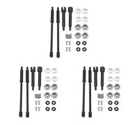 Giwnhvx 3Set Parti di Aggiornamento albero di Allenamento Guarnizione CVD per 1/24 Ciniglia assiale SCX24 90081 Accessori