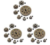 Giwnhvx 3X 11184 Pignone Principale del Motore in Metallo 64T per 1/10 Auto Amax Redcat Superare 94111 Pezzi